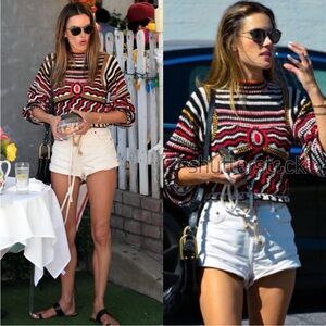 Ulla Johnson Callaia Pullover in Poppy